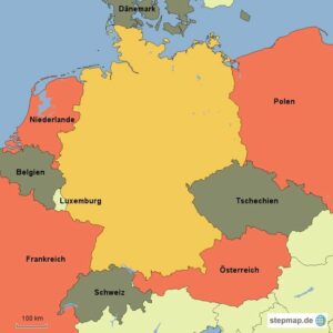 Nachbarländer von Deutschland Bundesland24 de