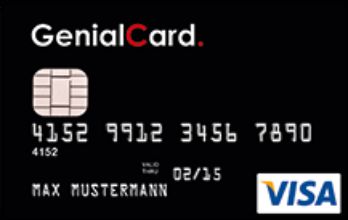 Die Kreditkarte GenialCard von der Hanseatic Bank