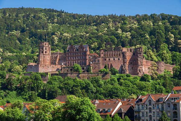 die Burg in Heidelberg