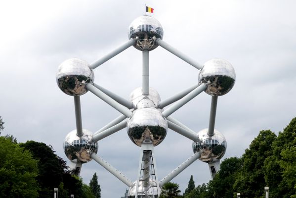 das Atomion in Brüssel ist zusehen