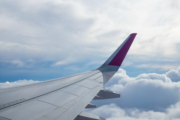 Flügel eine Flugzeuges